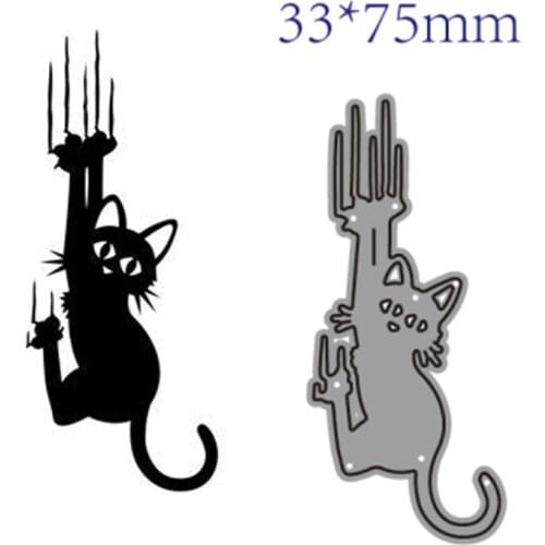 Metal cutting dies cut die mold Animal cat decoration Scrapbook paper craft knife mould blade punch stencils dies