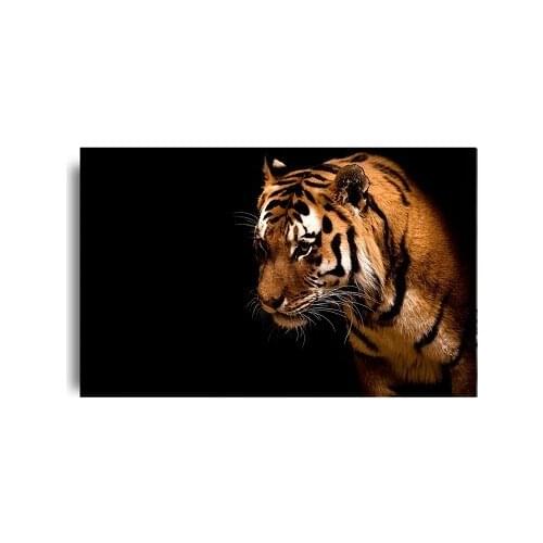 Wall Art Modular Cool Tiger Animal Canvas Home Decor Brown Black Pictures Cute HD Prints Paintings Living Room Artwork Unframed