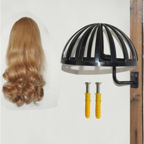 Wig / Hat Display Wall Mount Mannequin Dummy Head Wig Cap Hair Holder -2/PK