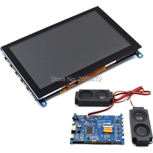 Raspberry Pi 5inch LCD 5 inch USB Capacitive Touch screen HDMI VGA display for computer mini PC XBOX PS4