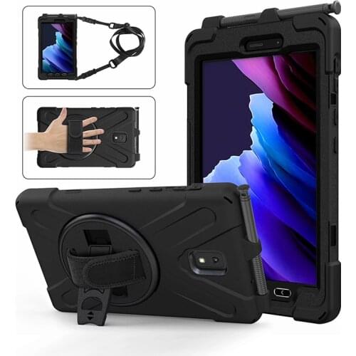 Heavy Duty Shockproof Case For Samsung Galaxy Tab Active 3 8.0 SM T570 T575 T577 SM-T570 Tablet pc Kickstand Silicon Cover Cases