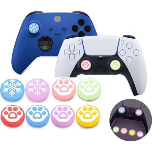 Luminous Thumb Stick Grip Cap Joystick Cover Thumbstick Case For Sony PS5 PS4 PS3 Xbox One/360 Series X/S Switch Pro Controller