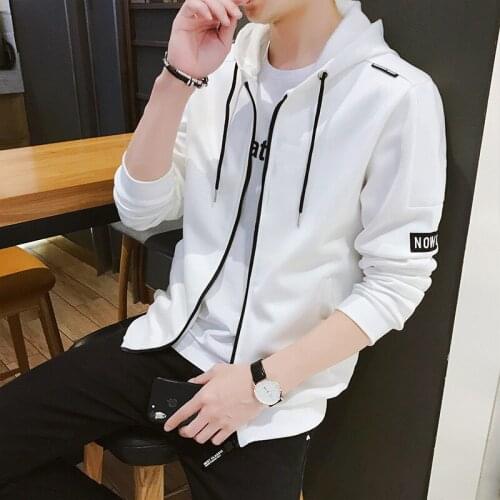 New Fashion Men Sweatshirts Hooded Male Casual Streetwear Hoodie Jacket Spring Autumn Zipper Tops Coats sport Outerwear