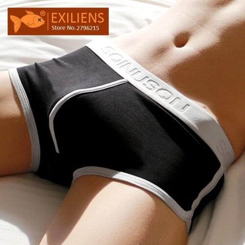 EXILIENS New Brand Underwear Men Boxer Cotton Boxers Mens Shorts Calvin Cuecas Masculina Man Boxershorts Hombre Size M-3XL 1229