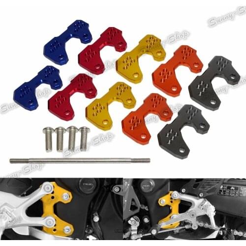 Waase Motorcycle Rearset Rear Set Replacement Base Mounting Plate For Yamaha YZF R3 R25 2014 2015 2016 2017 2018 2019 2020