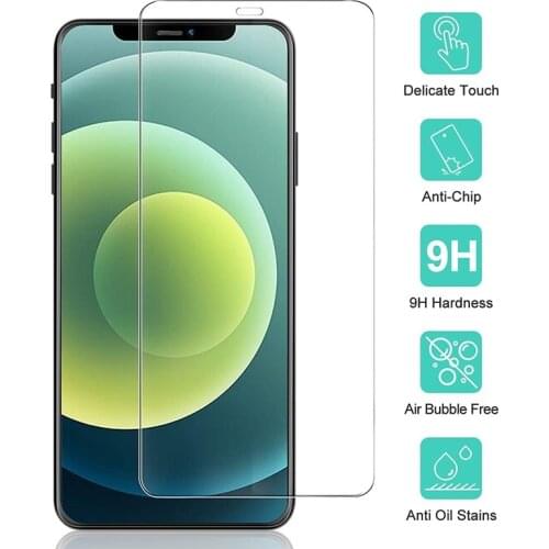 Protective Glass on For iPhone 11 12 Mini Pro Max screen protector Tempered Glass For iPhone 6 S 7 8 Plus X XR XS Max Glass