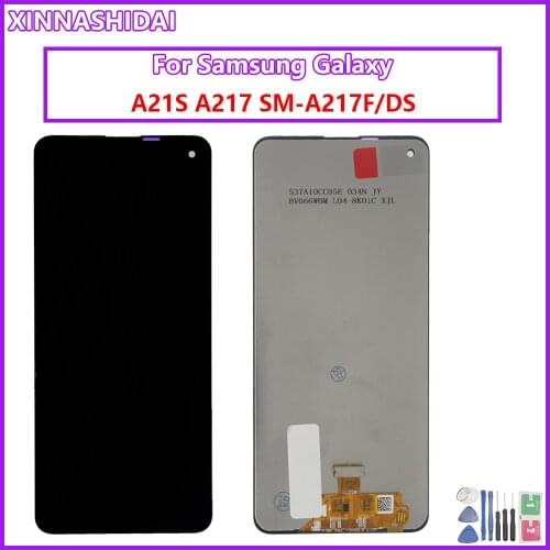 6.5" lcd for samsung galaxy a21s a217 lcd with touch panel lcd screen digitizer for samsung a21s lcd SM-A217F/ds display