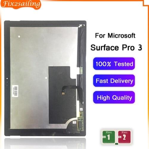 For Microsoft Surface Pro 3 LCD Display Touch Screen Digitizer For Surface Pro 3 (1631) TOM12H20 V1.1 LTL120QL01 003 LCD Panel