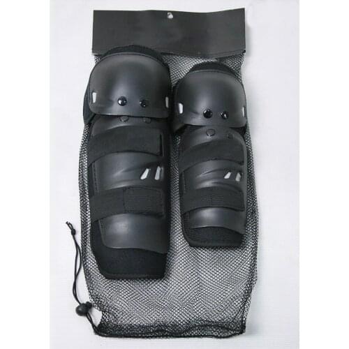 1 Set Motorcycle Cycling Knee Shin Pads Protector Elbow Protective Guard - Black