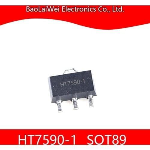 5pcs HT7590-1 3SOT89 ic chip Electronic Components Integrated Circuits 9.0V 150mA Low Power LDO