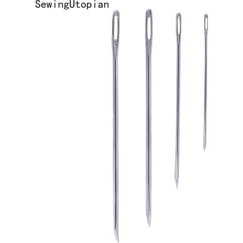 100PCS Leather Needles Sharp Stitching Sewing Stitch Hand Sewing Needle Supplies Stitching Leathercraft DIY Fur Needles