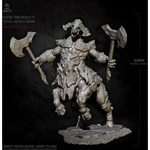60mm Resin model kits DIY toy self-assemlbed TD-2483