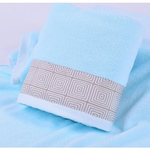 70X140cm Bath towel thickened Adult Baby Super soft highly absorbent hotel towel Cotton Front and back 32 strands of cotton yarn
