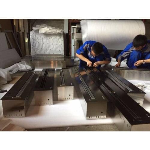 Inno living fire 60 inch in wall fire place automatic bioethanol burner