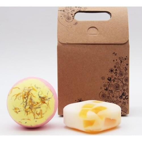 Tsing Bath bomb 120g Stress Relief Camomile Handmade Soap 100g SPA Spa Gift Sets Natural bath bombs Scented soap Nourishing
