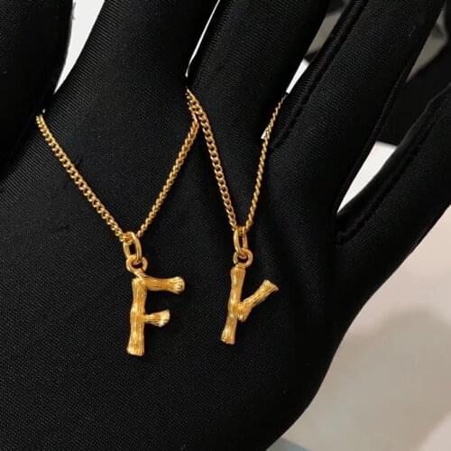 Pure 925 Sterling Silver Jewelry Womens 26 Alphabet Gold Necklace Deluxe Cross 925 Silver Necklace Birthday Gift for Girls