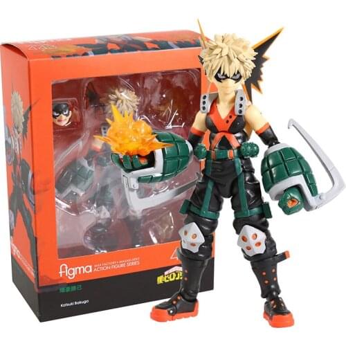 My Hero Academia Figma 443 Bakugo Katsuki PVC Action Figure Movable Figurine Model Toy