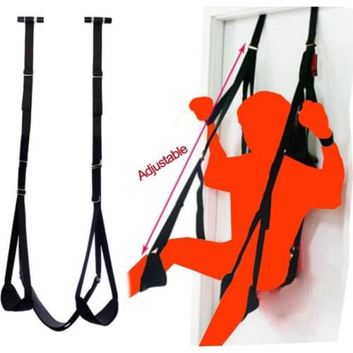 Sex Erotic Toys Shop Tool for Couples Sex Swing Soft Sex Furniture Fetish Bandage Love Adult Game Chairs Hanging Door Swing