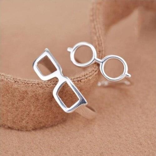 Korean Artistic 925 Silver Couple Ring for Finger Girl Valentines Day