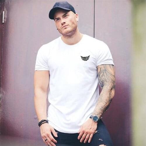 MACHINEFITNESS Short Sleeve T-shirts For Men