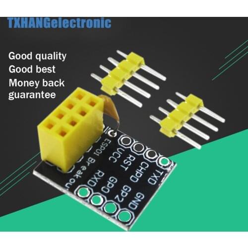 ESP8266 ESP-01 ESP-01S WiFi Transceiver Module Breadboard Adapter Plate PCB Network Module