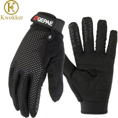 KWOKKER Full Finger Motorcycle Gloves Bicycle Cycling Mitten Motorcycle Motorbike Racing Riding Gloves Bike Riding Warming Glove