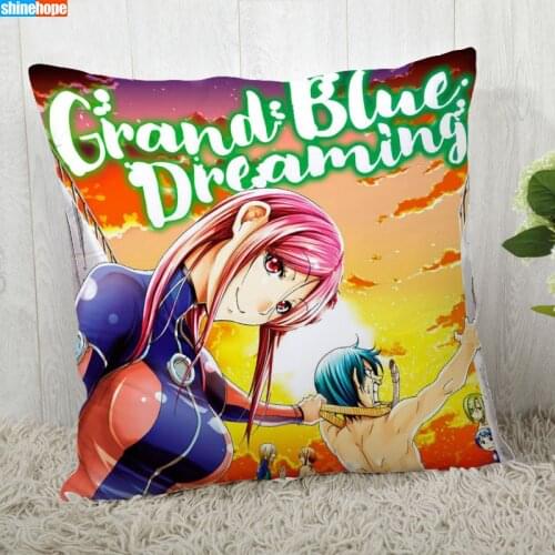 GRAND BLUE Pillow Cover Customize Pillowcase Modern Home Decorative Pillow Case For Living Room 45X45cm,40X40cm