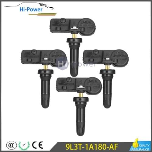 New 4PCS DE8T-1A180-AA 9L3T-1A180-AF Tire Pressure Monitoring Sensor TPMS For Ford Lincoln TPMS-12 DE8T-1A150-AA DE8T1A180AA