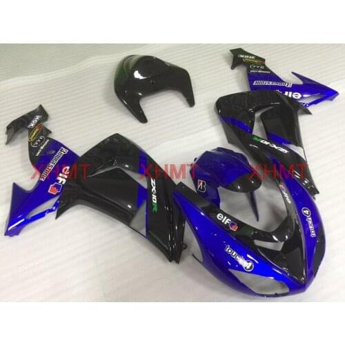 For Kawasaki ZX10r 2006 - 2007 Fairings ZX10r 2007 Body Kits Ninja ZX 10r 2007 Blue Black Abs Fairing
