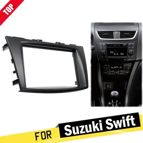 LONGSHI Car Radio DVD CD Fascia Frame Pane for 2012-2016 Suzuki Swift Autostereo Double Din Panel Kit Fitting Frame DVD Player 2
