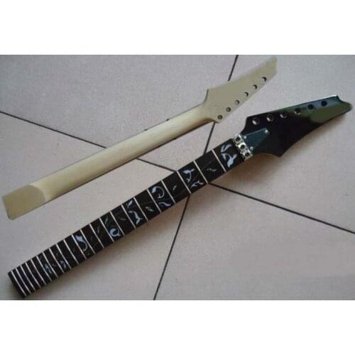Carved Electric guitar neck Rosewood fingerboard