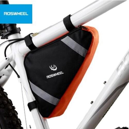ROSWHEEL 12490 Bicycle Frame Triangle Bag Storage Pouch Fiets Tas Cycling MTB Road Bike Tube Corner Pannier Bicycle QB/T1333