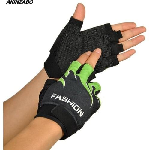 Sunscreen Half-finger Gloves Men Women Spring Summer Bicycle Gloves Mittens Non-slip Breathable Bike Cycling Fish Fishing Gloves