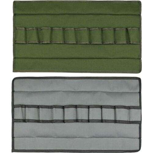 Super Roll Tool Roll,Multi-Purpose Tool Roll Up Bag, Wrench Roll Pouch,Waterproof Canvas Tool Organizer Bucket