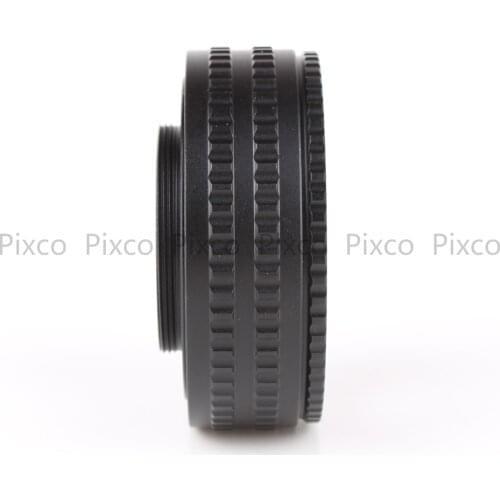 ADPLO 25-55mm Macro Extension Tube M52-M42 /M52 Lens to M42 Camera Adjustable Focusing Helicoid Ring Adapter