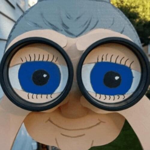 Garden Fence Decor Decorative Stakes Water-proof PP Farmhouse Grandpa Shape Art Ornament for Home Yard