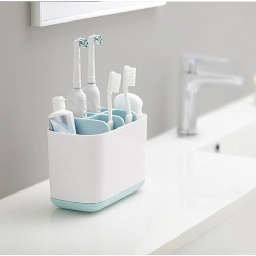 1pcs Toothbrush Toothpaste Holder Case Shaving Makeup Brush Electric Toothbrush Holder Organizer Stand Bathroom Accessories