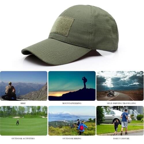 1 Pcs Outdoor Sports Adjustable Snap Cap Camouflage Hunting Military Camouflage Hat Adult Cap Sun Cap J7H0