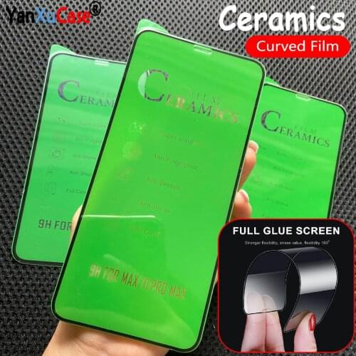10Pcs 3D Soft Ceramic Film For iPhone 12 11 Pro Max XR XS Max X 8 7 6 Plus 6S SE 2 Full Glue Guard Film Screen Protector On i12