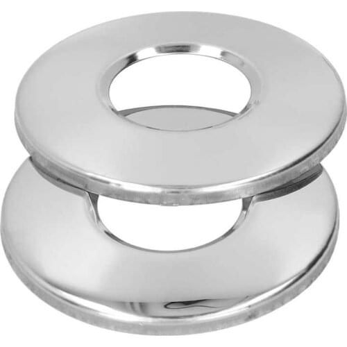 2Pcs Ladder Escutcheon Plate Swimming Pool Ladder Escutcheon Cover Plate for 5cm Ladder Pipe Pool Hand Rail Replacement Parts