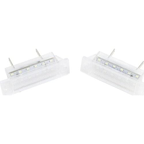 2 Pcs/Set Car 18 LED License Number Plate Light Tail Lamp for Opel ASTRA-F 1992-1998 CALIBRA 1989-1997 TD326