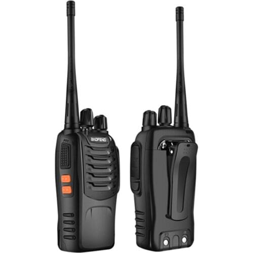 2PCS/lots Walkie-talkie bf-888s 5W to the intercom outdoor BF Handheld 400~470mhz Radio RF Transceiver