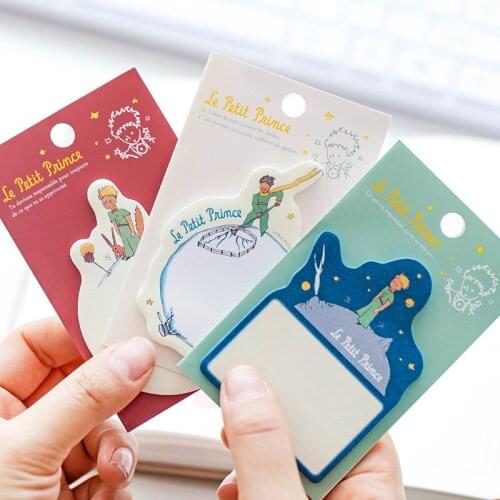 24 pcs/Lot The Little Prince memo pad Paper sticky note Fair tale stickers Adhesive bookmark Office tools School supplies EM625