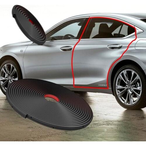 4 Meters Car Door Seal Strips Sticker B Shape for Porsche 911 918/Cayenne/Macan/Macan S/Panamera/Cayman/Carrera/Boxster