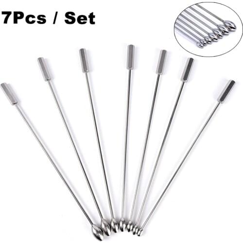7pcs Urethral Sound Beads Stainless Steel Urethal Plugs Male Penis Plow Sounding Urethral Dilator Cum Stopper Urethra Sex Toys