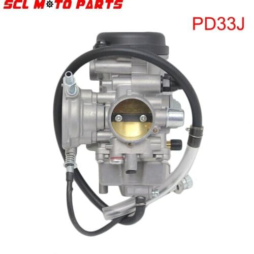 ALconstar-Motorcycle Carburetor PD33J For ATV Engine Scooter Yamaha KFX400 Grizzly Kodiak Wolverine Hisun 400cc YFM400