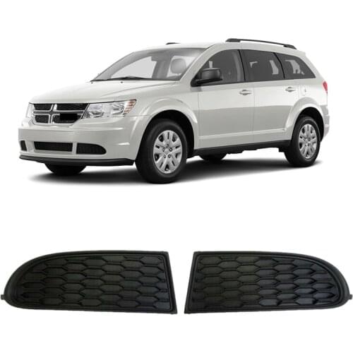 AU04 -1Pair Fog Lamp Light Hole Plug Fog Light Grille 68079852AB 68079853AB for 11-20 Dodge Journey