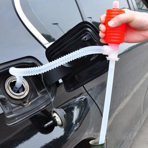 Car Oil Pump Manual Siphon Suction Water Chemical Liquid Pump Portable Car Truck Oil Gasoline Sucker Hand Pump