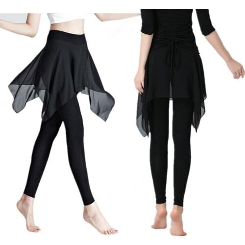 Latin Pant Modal training dress performance wear Irregular Latin dance trousers for women/female Ballroom costume practice pants