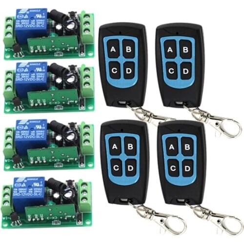 DC12V 1CH Wireless Remote Switch RF Remote Control Switch teleswitch Remote Plug SKU: 5150